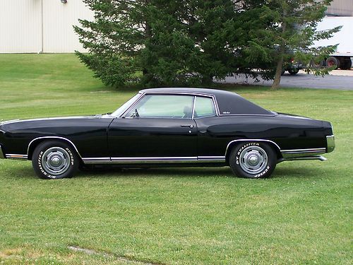 1971 chevrolet monte carlo base hardtop 2-door 6.6l frame off restored