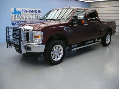 We finance!!!  2009 ford f-250 lariat 4x4 diesel heated leather sync texas auto