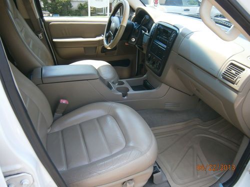 Find Used 2002 White Ford Explorer 4dr V6 Engine Leather