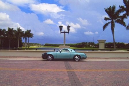 2002 thunderbird roadster - florida car w/bumper to bumper warranty
