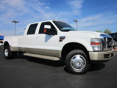 2008 ford f-350 lariat crew cab diesel dually 4x4 truck~navigation~king ranch!!
