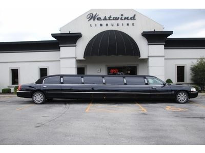 Limo, limousine, lincoln, town car, 2006, black, super stretch, mega, luxury
