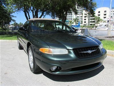 Chrysler sebring jxi convertible with leather one owner low mileage