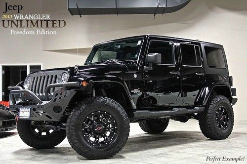 2013 jeep wrangler oscar mike freedom edition upgrades 4in lift gibson exhaust