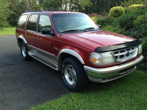 1997 ford explorer 4x4 eddie bauer leather interior sport utility 4-door 4.0l