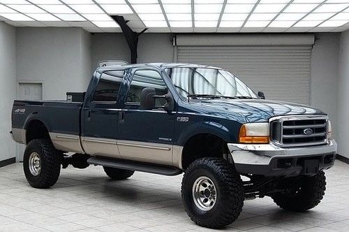 1999 f350 lariat 4x4 diesel long bed lifted leather powerstroke texas