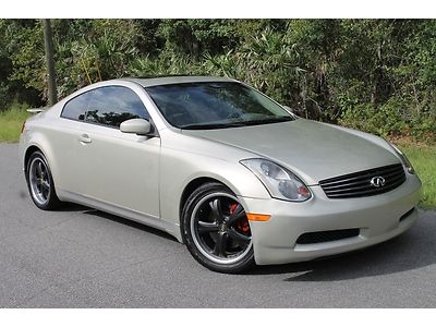 05 g35 coupe sunroof spoiler 92k clean carfax like 350z g37
