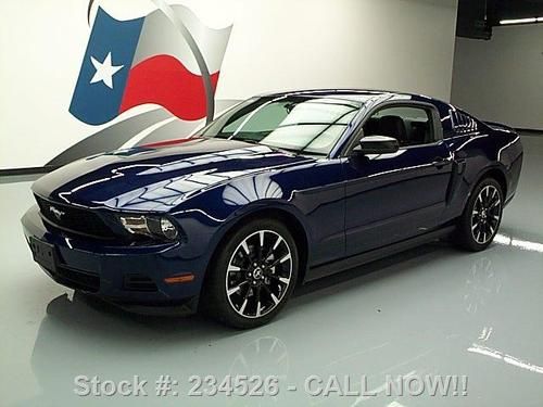 2012 ford mustang v6 6 spd nav dvd htd leather 19's 6k texas direct auto