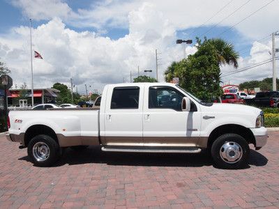 2006 ford f350 4x4 king ranch ,white,tan,excellent condition,priced 2 sell !!