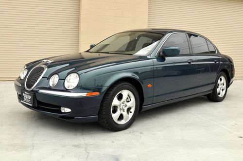 2002 jaguar s-type - heated leather seats - moon roof - premium audio  - ca car
