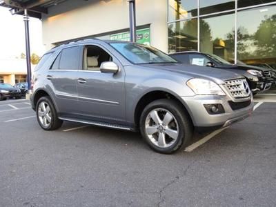 Factory certified! 2010 mercedes-benz ml350 navigation/rearview camera/sunroof