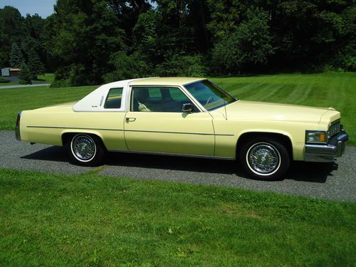 1977 cadillac coupe deville factory fuel injection 30,000 original miles