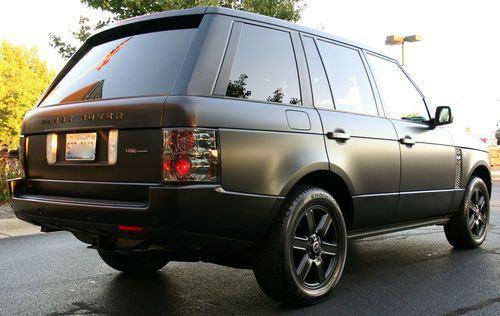 2003 range rover,new 3m satin black vinyl wrap!! this truck was built to sell !!