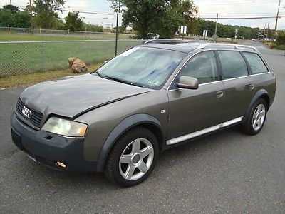 Audi allroad awd salvage rebuildable repairable wrecked project damaged fixer