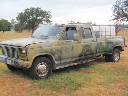 1987 diesel ford f-350 dually 6.9  used as ranch truck for the last 5 years.