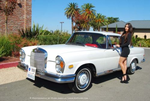 Mercedes 250se sunroof coupe calif car #match nice body gaps solid trunk 280se
