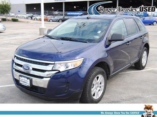 2011 ford edge se automatic blue tpms cruise control suv traction aux input abs