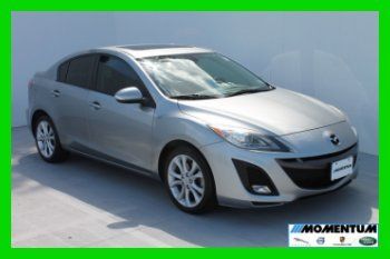 2010 mazda 3 s grand touring 2.5l i4 manual sedan with leather* roof*1 owner!
