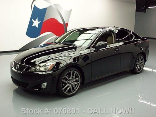 2008 lexus is250 paddle shift auto sunroof leather 72k texas direct auto