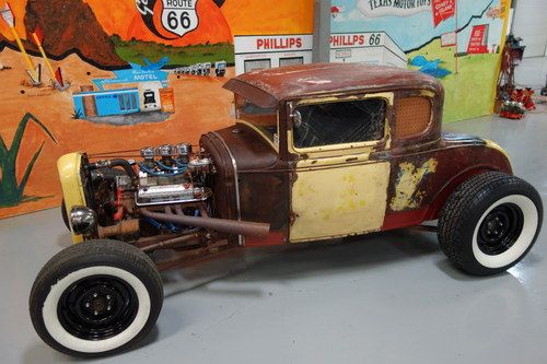 1931 ford 5-window thunderbird special 312 v8 triple carb hot classic rat rod