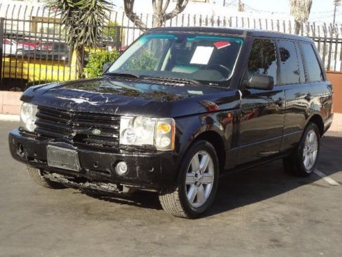 2005 land rover range rover hse damaged clean title loaded priced to sell l@@k!!