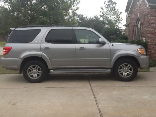 2004 toyota sequoia sr5 leather sr5 leather alloys with navigation &amp; tv system