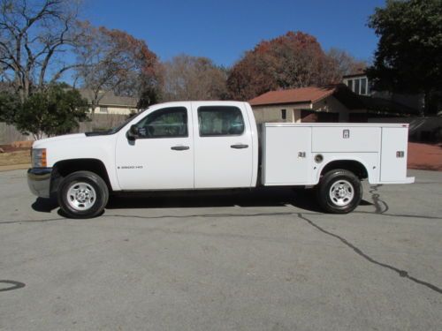 08 chevrolet 2500hd utility bed crew cab 4wd