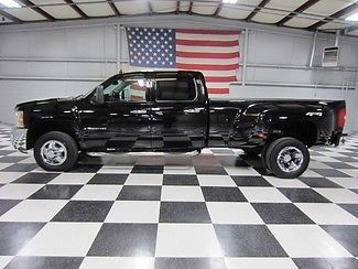 Black 1owner crew cab duramax diesel allison financing cloth extras bargain nice