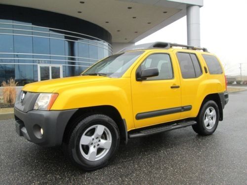 2005 nissan xterra se 4x4 yellow 1 owner loaded extra clean must see