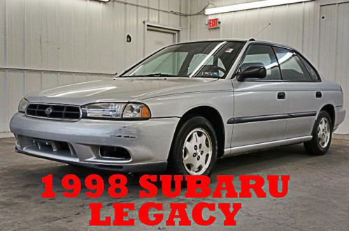 1998 subaru legacy l sedan awd nice leather runs great clean wow no reserve!!