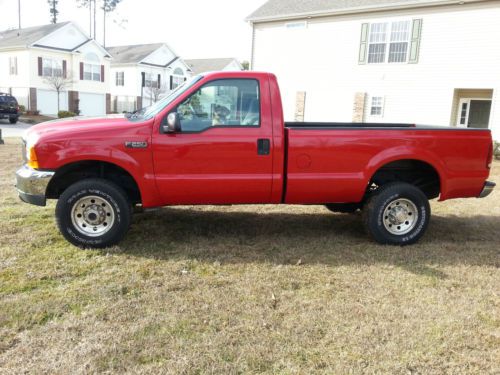 1999 ford f-250 super duty xlt  5.4l great shape new paint clean bed extra clean