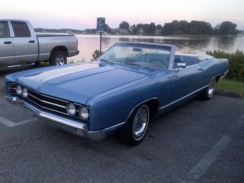 1969 ford galaxie 500 convertible 6.4l automatic power steering/brakes