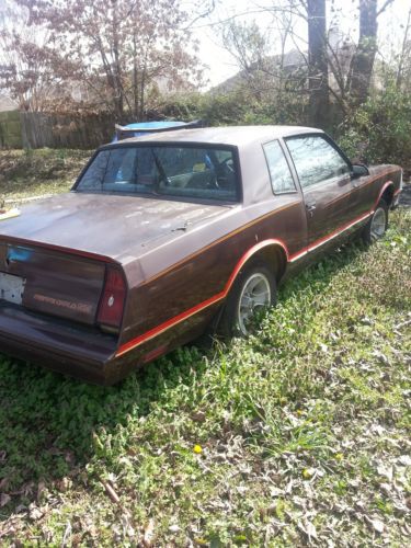 1986 chevrolet monte carlo ss coupe 2-door 5.7l