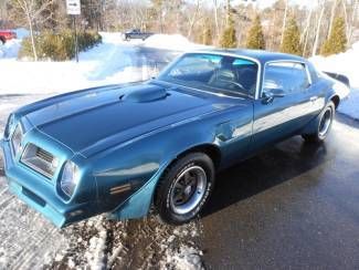 1975 blue 400 4 speed runs drives great body interior great!