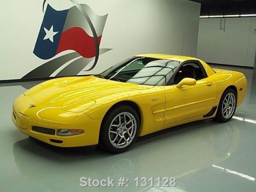 2003 chevy corvette z06 405 hp 6-spd leather hud 28k mi texas direct auto