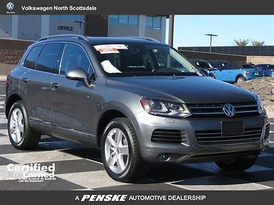 2011 volkswagen touareg tdi lux panoramic roof nav power liftgate awd diesel cpo
