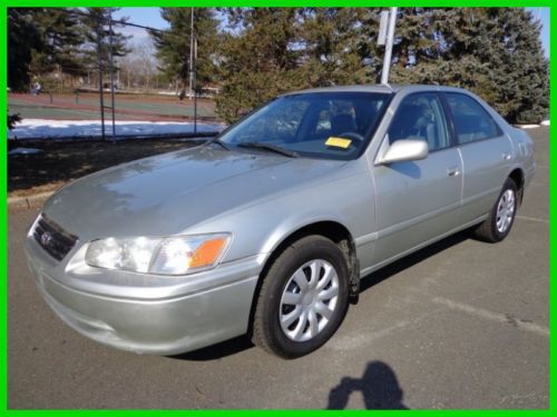 2001 toyota camry le 4 cyl gas saver auto leather 96k miles no reserve auction