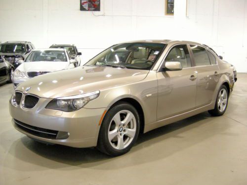 2008 535 xi awd navi carfax certified excellent condition florida beauty