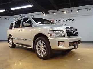 2010 infiniti qx56 4wd suv 5-speed automatic with tow mode gsp nav leather seats