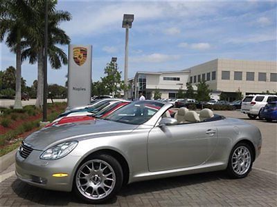 2004 SC430 Convertible, One Owner, 29k, Florida Car, Mint, image 1