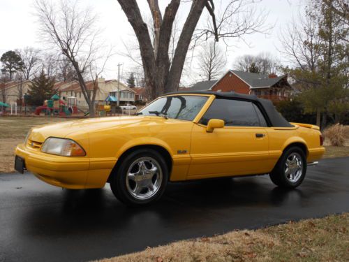 1993 mustang 5.0 lx convertible rare limitid fox body only 1503 made no reserve