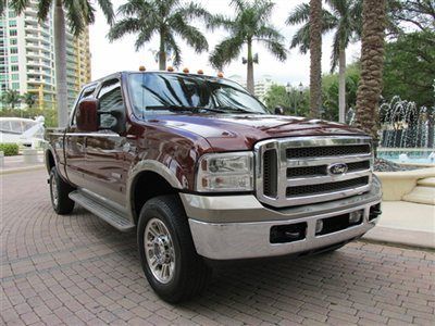 Ford f 350 crewcab king ranch turbo diesel 4x4 awd leather
