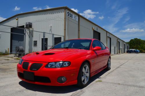 2006 pontaic gto, only 73k miles, one owner, red!