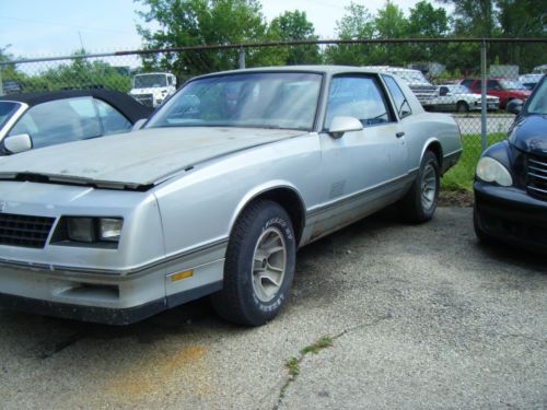 1986 chevrolet chevy monte carlo aero coupe low miles 61,648