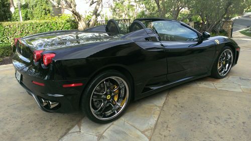 Ferrari f430 black/black carbon tubi