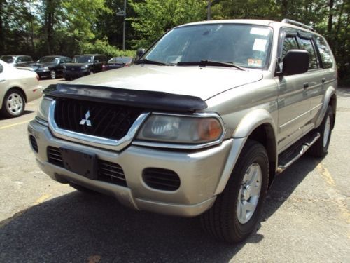 2002 mitsubish montero sport xls 4x4 suv low reserve  loaded well maintained