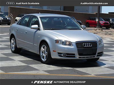 Silver 2007 audi a4 quattro 86k miles leather sun roof heated seats financing