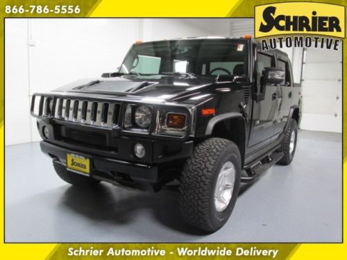 06 hummer h2 sut black 4x4 home link sunroof hitch receiver