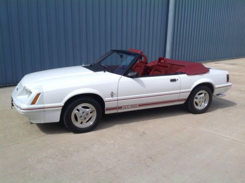 1984 1/2 ford mustang gt350 convertible 20th anniversary limited edition