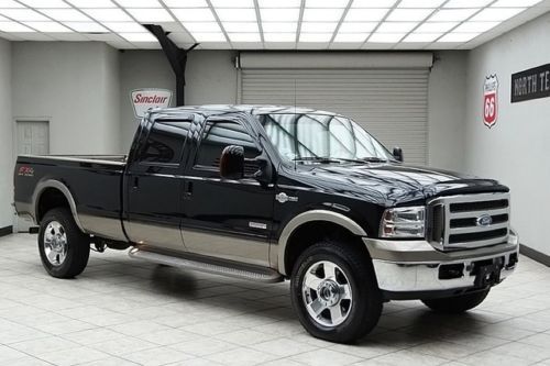 2007 ford f350 diesel 4x4 srw fx4 king ranch long bed heated leather